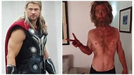 El musculoso actor de Thor cambió su físico por completo