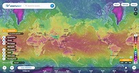 InMeteo's Ventusky map beautiful visualization of real-time global ...