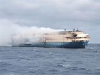 Photos show Felicity Ace, the burning cargo ship loaded with luxury ...