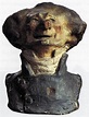 DAUMIER, Honoré Charles Philipon c. 1833 Unbaked clay, tinted, 16,4 x ...