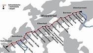 Mapa metro Wuppertal - Mapa Metro