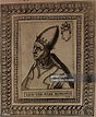 Portrait of Pope Leo VIII , engraving from Le vite de pontefici di ...