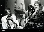CHUCK BERRY with Etta James in 1987 Universal film 'Chuck Berry Hail ...