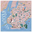 Illustrated Map Of Brooklyn