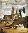 Katedrála v Chartres, Camille Corot | Cathedral, Chartres, Art history
