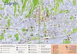 Mapas de Zagreb - Croácia | MapasBlog