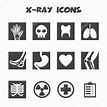 Iconos de rayos X vector, gráfico vectorial © tulpahn imagen #48107371