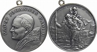 Deutschland Medaille o.J. Johannes Paul II. - Hl. Christopherus ss-vz ...