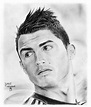 Cristiano Ronaldo Pencil Drawing