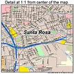 Santa Rosa California Map – Topographic Map of Usa with States
