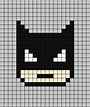Batman's Face Pixel Art | Dibujo fácil, Dibujitos sencillos, Cuadricula ...