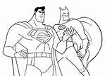 Batman y Superman para colorear, imprimir e dibujar –ColoringOnly.Com