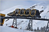 Neue Stoosbahn - steilste Standseilbahn der Welt mit 110% - Bahnbilder.de