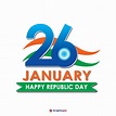 26 January Indias Republic Day Vector Design - Free vector - Graphics Pic