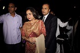 Industrialist Anil Ambani with wife Tina Ambani at party hosted by ...