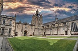 Aberdeen University King's College building before storm . Photograph ...
