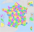 Liste Des Départements Français — Wikipédia dedans Carte De La France ...