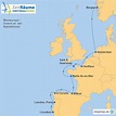 StepMap - Westeuropa - Ostern an der Atlantikküste - Landkarte für Europa