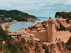 Tossa de Mar, Catalunya, view from the old town : r/travel