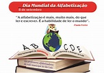 8 de setembro. Dia Mundial da Alfabetização | SINDEDUCAÇÃO : São Luís-MA