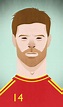 Xabi Alonso v2 | Xabi alonso, This is anfield, Football graphics