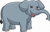 Elephant Cartoon Colored Clipart Illustration 6325976 Vector Art at ...