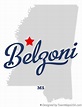 Map of Belzoni, MS, Mississippi