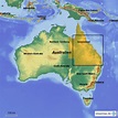 StepMap - Australien komplett - Landkarte für Australien