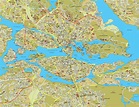 Stockholm Tourist Map - Stockholm Sweden • mappery