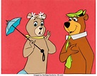 Hey There, It's Yogi Bear Cindy Bear and Yogi Production Cel | Lot ...