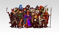Dungeons and Dragons Character Lineup by Blazbaros on DeviantArt