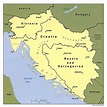 Political map of Yugoslavia – 1995. Yugoslavia political map – 1995 ...