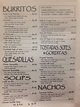 De La Cruz Restaurants Mexican Cuisine menu in Ventura, California, USA