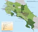 Costa Rica hotel map - Ontheworldmap.com