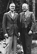 Louis Lantz (à gauche) et Otto Cyrén en 1936. Photo communiquée par K ...