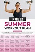 Feel your best this summer with this free 30-Day Workout Plan! This ...