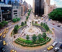Elevated View of Columbus Circle I - NYC Cityscape Photo - PROKOS