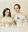 Maria Mikhailovna of Russia (1825-1846) and Ekaterina Mikhailovna of ...