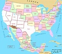 Map Of United States And Mexico_ | United States Map - Europe Map