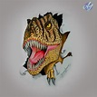 T-rex Tiranosaurio Rex Lápices de colores Instagram: Jandres_jaimes ...