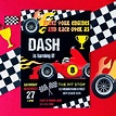 Race Car Birthday Party Invitation/ Car Racing Birthday Invite - Etsy ...