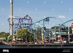 Amusement park Grona Lund Stockholm Sweden swedish rollercoaster ...