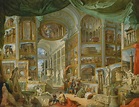“Picture gallery with views of Ancient Rome” Painting by Giovanni Paolo ...