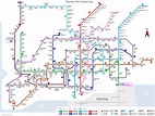 Shenzhen Metro Map, Subway Lines, Rail Transit Map, 2024
