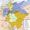 The German Confederation (1815-1866) [2362x2362] : MapPorn