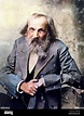 Portrait de Dimitri Ivanovich Mendeleiev , Mendeliev (ou Dmitri Mendeleev, 1834-1907) : Russian ...