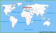 Where Is Prague Czech Republic On A World Map - Map Of West