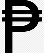 Philippine Peso Sign Philippines Currency Symbol, PNG, 736x980px, Philippine Peso Sign, Black ...