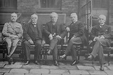 Foch, Clemenceau, Lloyd George, Orlando, Sonnino pose in world leader's ...