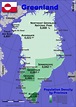 Greenland Country data, links and map by administrative structure